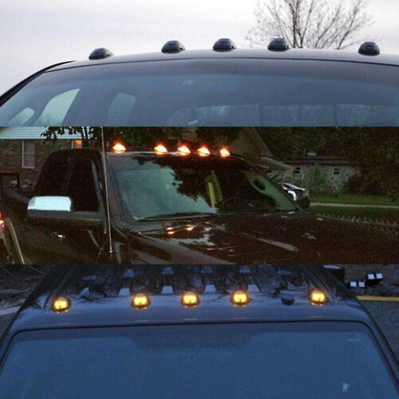 5Pcs 9LED Cab Roof Running Marker Lights for Ram Pickup 2003-2018
