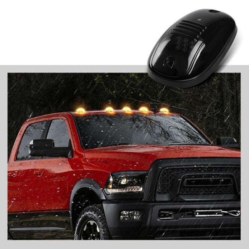 5Pcs 9LED Cab Roof Running Marker Lights for Ram Pickup 2003-2018