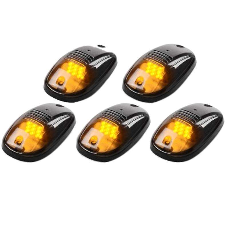 5Pcs 9LED Cab Roof Running Marker Lights for Ram Pickup 2003-2018