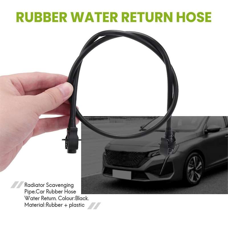 5PCS Auto Water Return Pipe Gas Removal Radiator Scavenging Pipe Rubber Hose 1323Y2 for 206 207 for