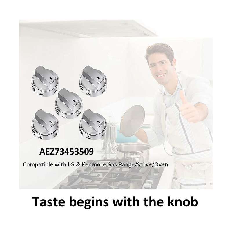 5pcs Aez73453509 Stove Knobs Burner Control Knobs for Lg Gas Stove/oven/range Knobs Replace for Aez