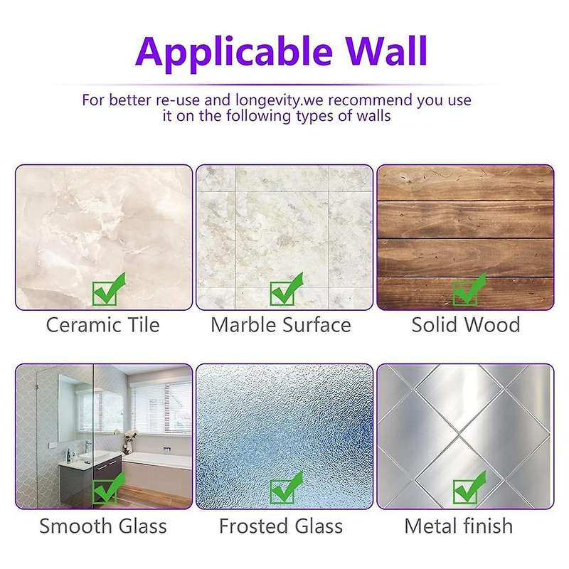 5pcs Broom and Mop Holder, Stainless Steel Broom Storage Holder, Self Adhesive Anti- Broom Holder Wa