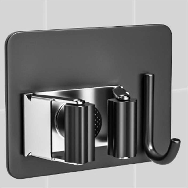 5pcs Broom and Mop Holder, Stainless Steel Broom Storage Holder, Self Adhesive Anti- Broom Holder Wa