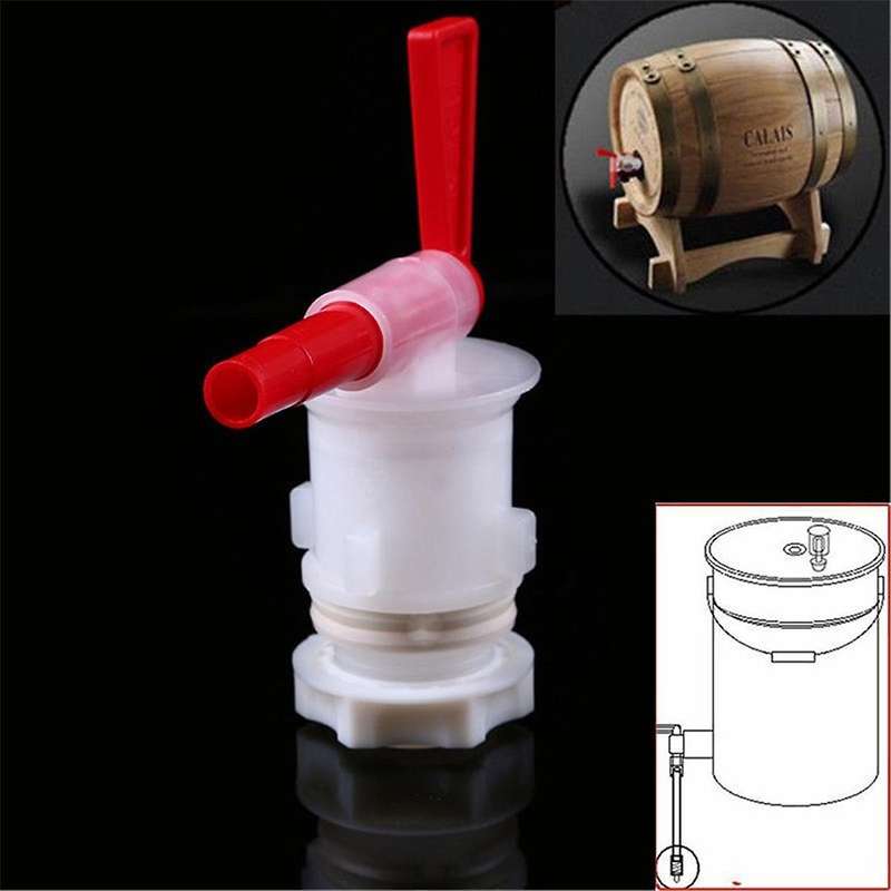 5PCS Bottling Plastic Faucet Beer Brewing Barrel Replacement Faucet Fermenter Beer Barrel Filling Fa