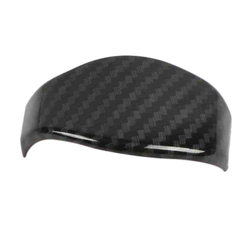 5Pcs Car Carbon Fiber Pattern Central Control Gear Panel Patch Gear Knob Decoration for 2016-2019