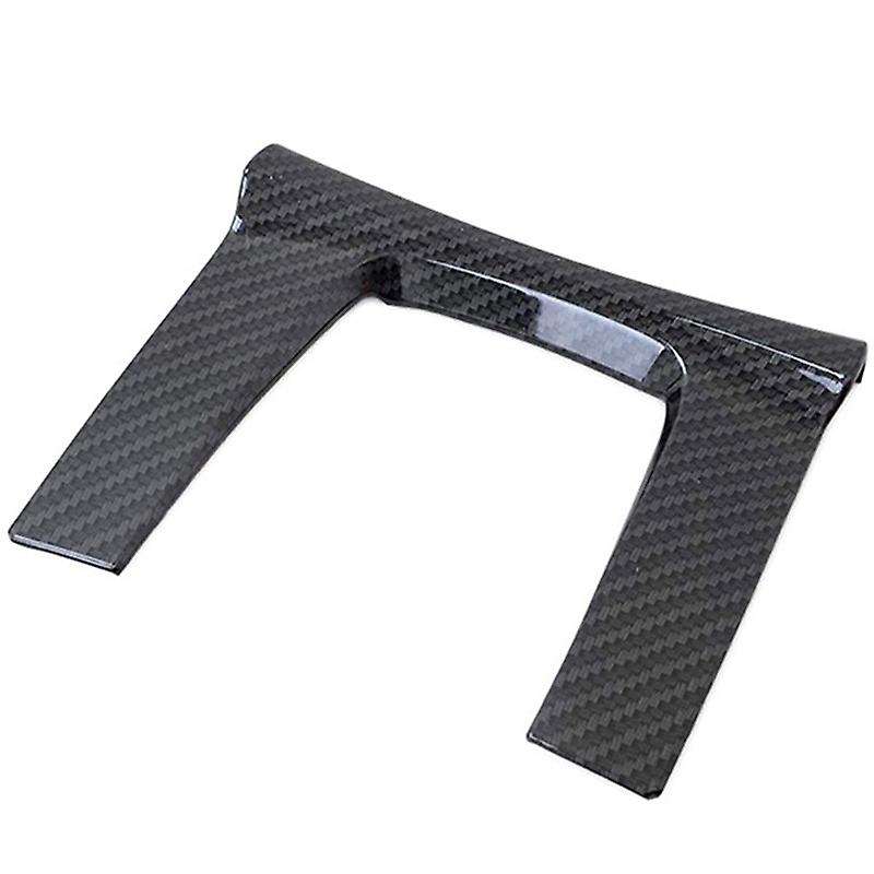5Pcs Car Carbon Fiber Pattern Central Control Gear Panel Patch Gear Knob Decoration for 2016-2019