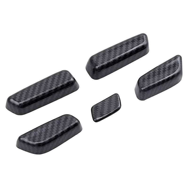 5PCS Car Seat Switch Cover Adjustment Interior Switch Knob Button Cover Trims for -5 CX5 2017-2020