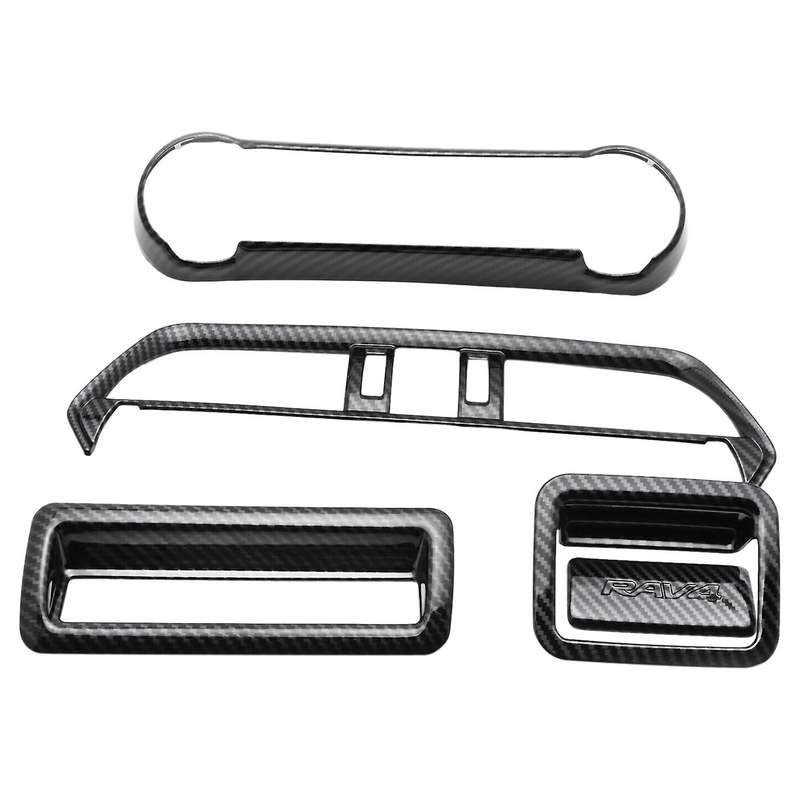 5Pcs Carbon Fiber Style Car Decor Interior Cover Trim for 2019 2020