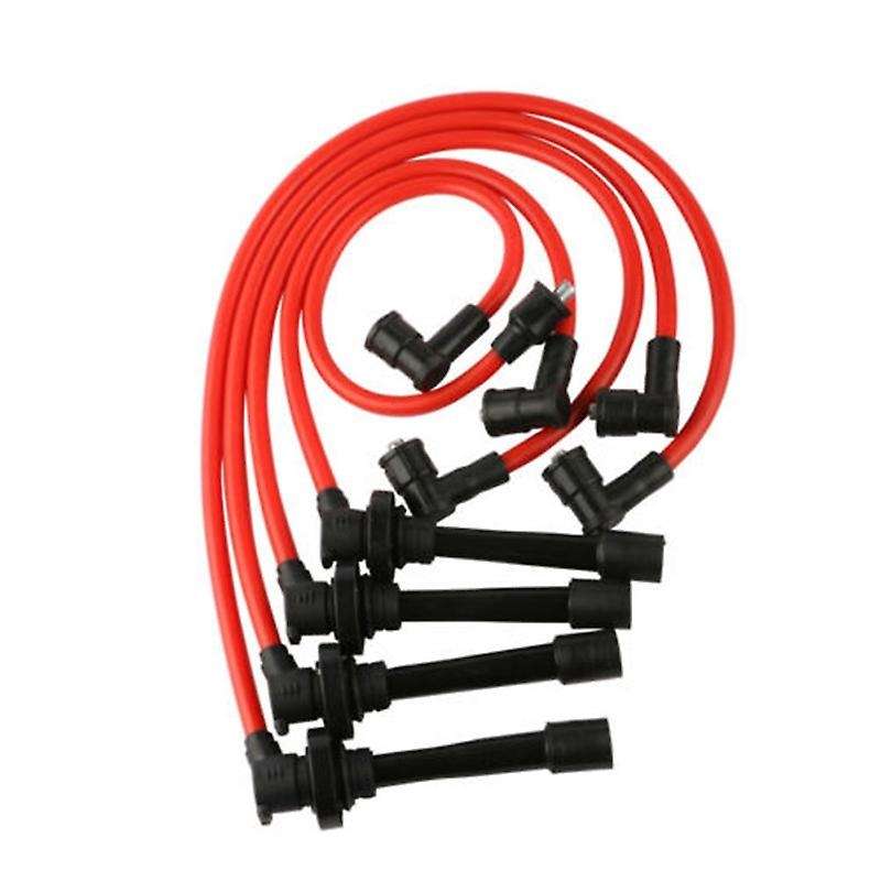 5Pcs Car Spark Plug Ignition Wire Kit for Accord & / Del Sol 1992-2002