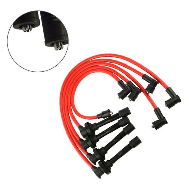 5Pcs Car Spark Plug Ignition Wire Kit for Accord & / Del Sol 1992-2002