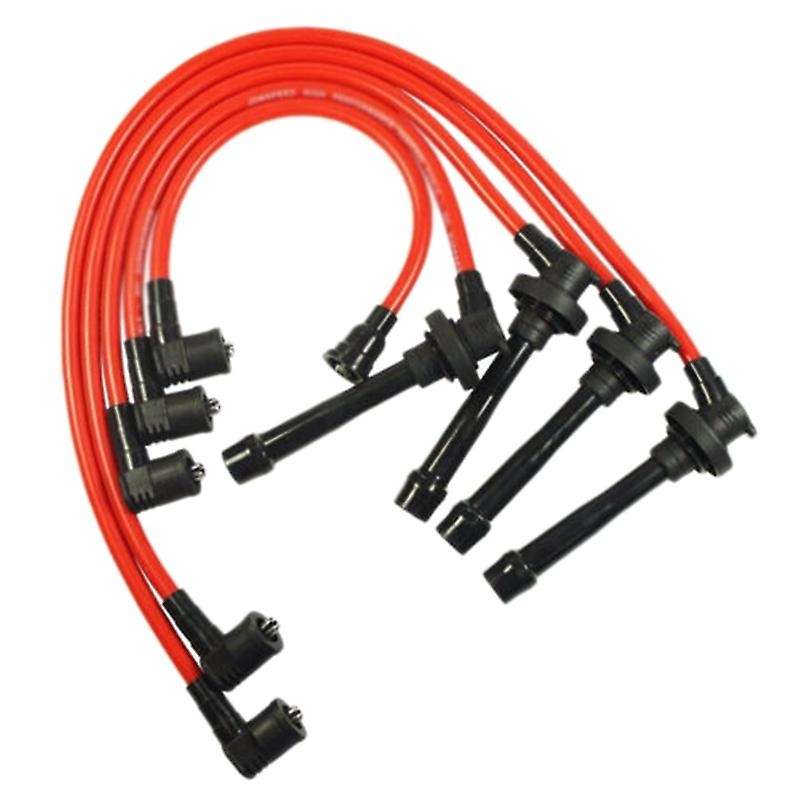 5Pcs Car Spark Plug Ignition Wire Kit for Accord & / Del Sol 1992-2002