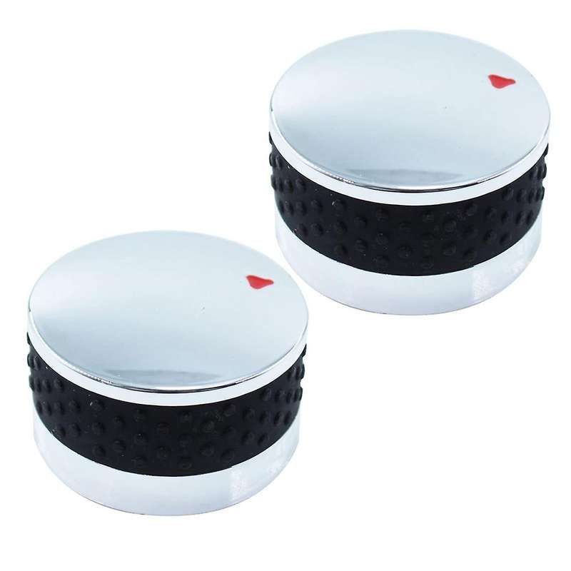 5PCS Control Knobs Replacement for Propane Natural Gas Range/OvenStove, Replacement in Mirror Round