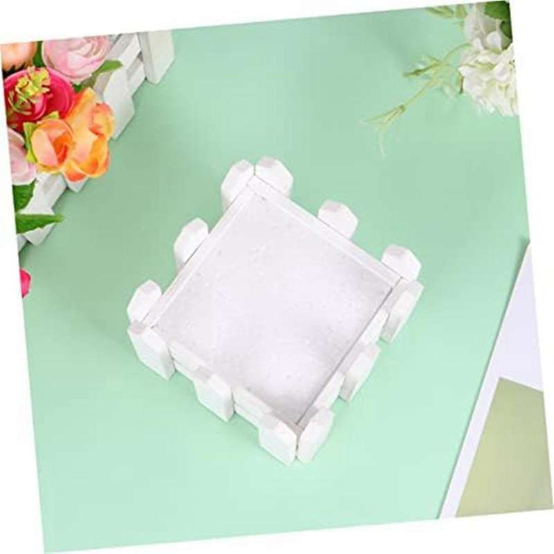 5pcs Containers Mini Pots Mini Plastic Containers White Planters Tiny Plant Holder Floral Arrangemen