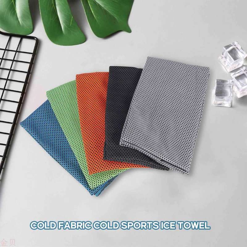 5pcs Cooling Towel Instant Cool Ice Face Towels for Gym Swimming Yoga Running 30x100cm Quick-dry Sw