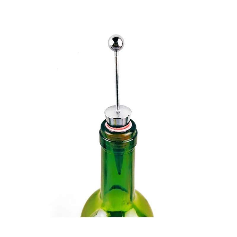 5pcs Diy Beadable Wine Stopper Party Wedding Bar Decor Sealed -keeping Wine Champagne Stopper