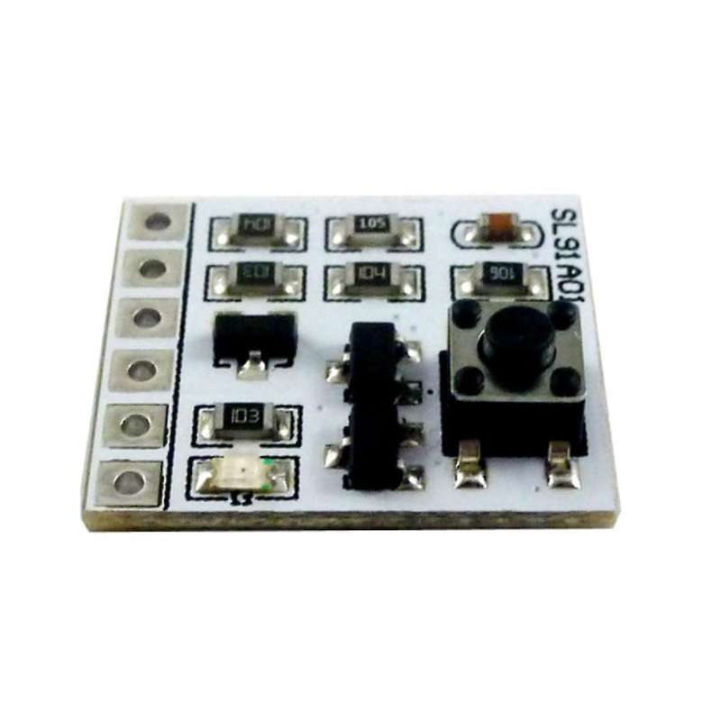5Pcs DC 2-18V 2A Bistable Self-Locking Switch Module Button Trigger Key for LED Controller Relay Tou