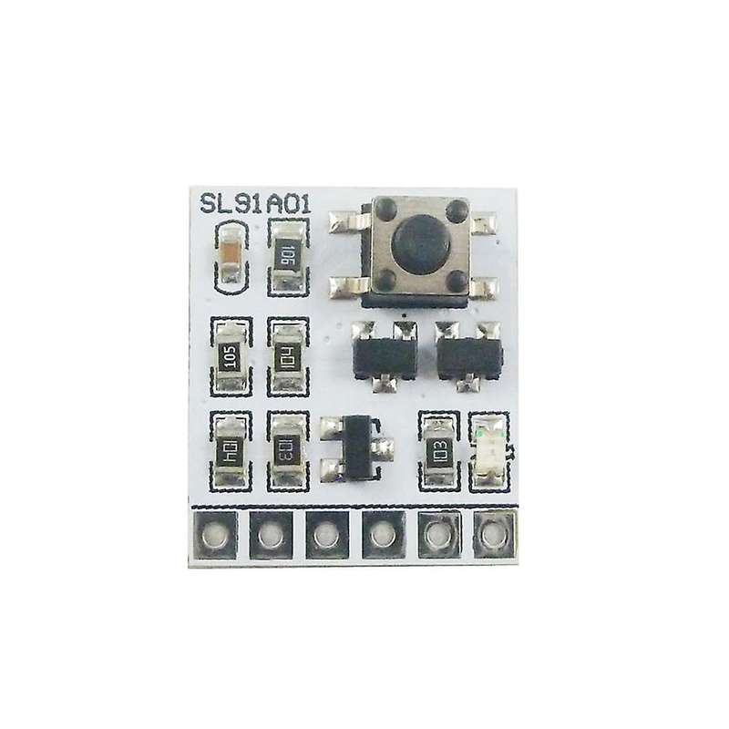 5Pcs DC 2-18V 2A Bistable Self-Locking Switch Module Button Trigger Key for LED Controller Relay Tou