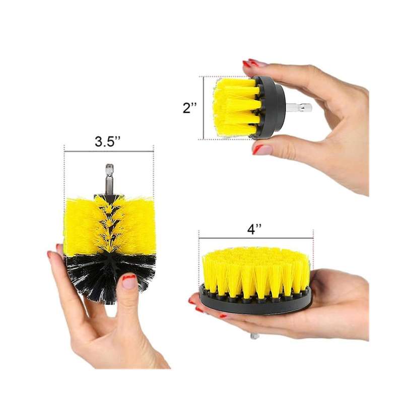 5pcs Electric Cleaning Machine Brush Head Set Home Kitchen Electric Cleaning Brush Head Set Brush He