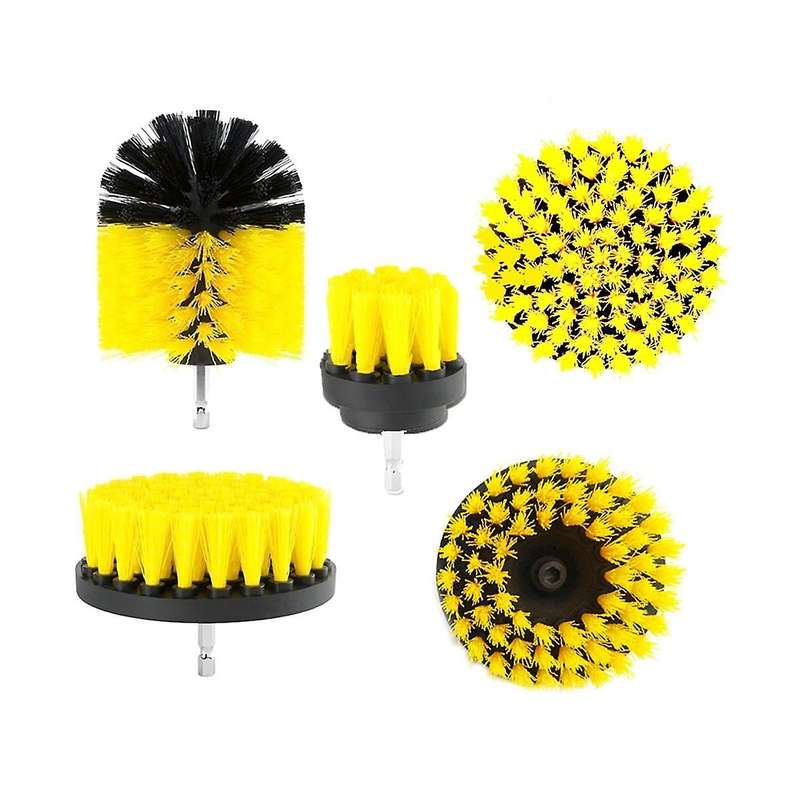 5pcs Electric Cleaning Machine Brush Head Set Home Kitchen Electric Cleaning Brush Head Set Brush He