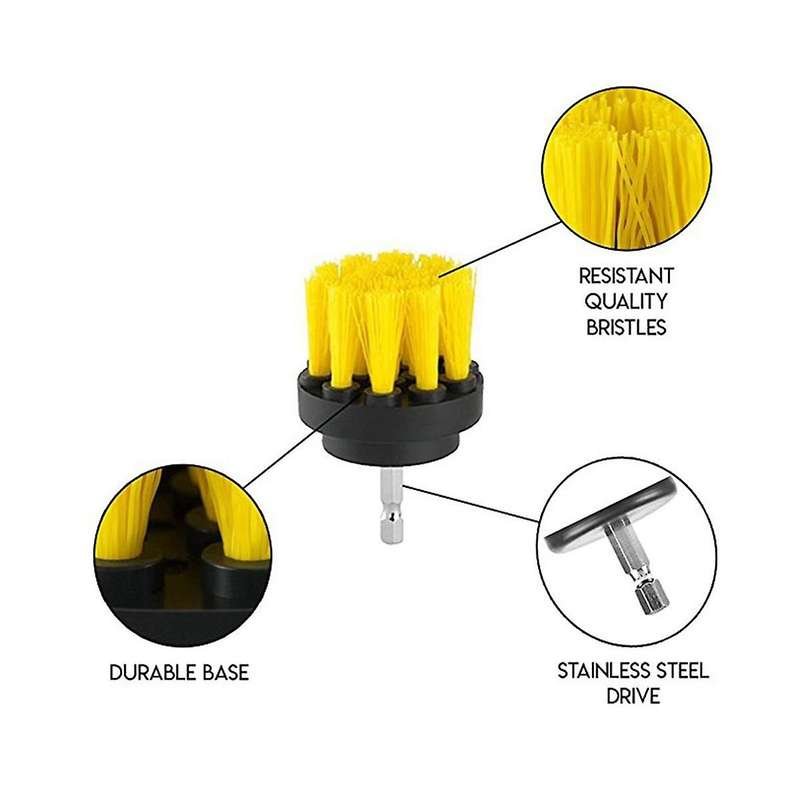 5pcs Electric Cleaning Machine Brush Head Set Home Kitchen Electric Cleaning Brush Head Set Brush He