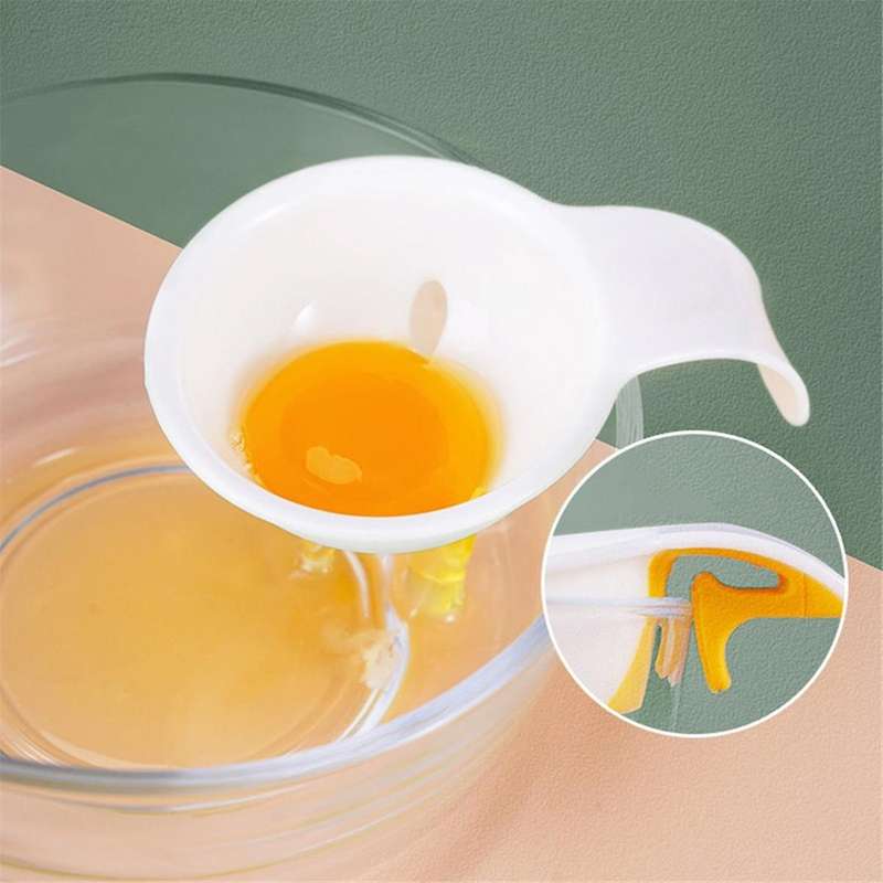 5Pcs Egg Yolk and Egg White Separator Silicone Gel Egg Egg White Shell Filter Baking Kitchen Supplie