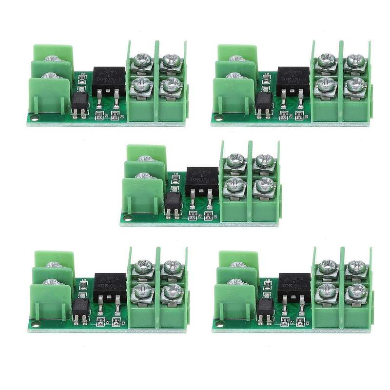 5Pcs Electronics Module Parts Trigger PMOS Switch Module FET MOS 3V 5V 12V 24V 36V for Motor LED Lig