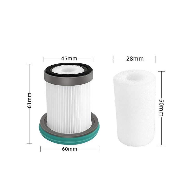 5pcs for Puppyoo Cyclone Cordless Vacuum Cleaner Home Handheld Stick T11 / T11 Pro Washable Hepa Fi