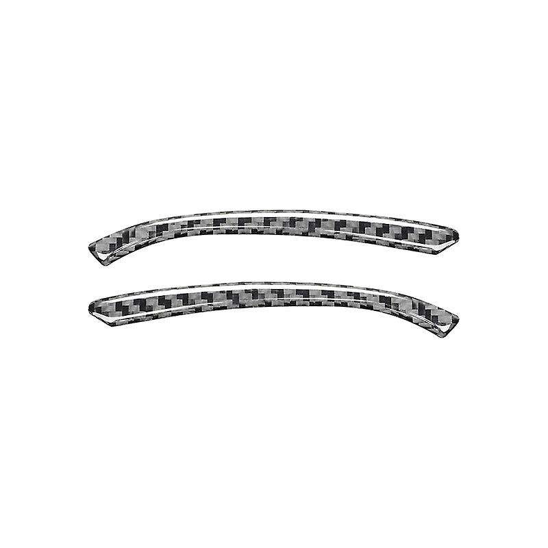 5Pcs for 370Z 2009-2020 Carbon Fiber Stickers Instrument Cluster Panel Bezel Trim Frame Car Interior