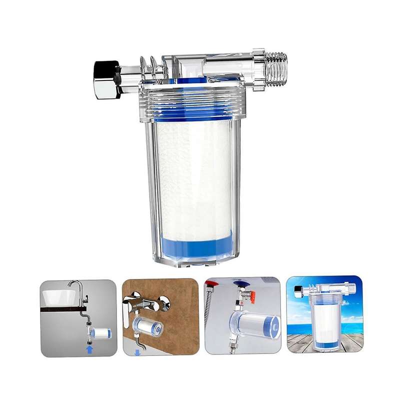 5pcs Household to Impurity Rust Sediment Washing Machine Water Heater Shower Water Filter Front Tap