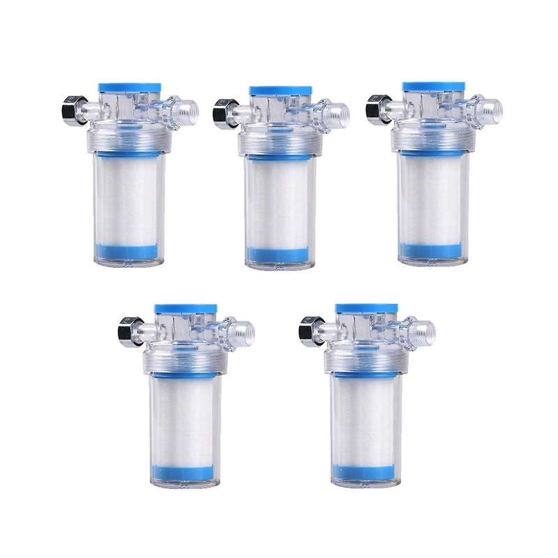 5pcs Household to Impurity Rust Sediment Washing Machine Water Heater Shower Water Filter Front Tap
