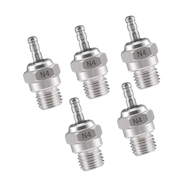5Pcs Hot Glow Plug N4 Spark Nitro Engine Parts Replace OS for Redcat 1/8 1/10 RC Car Truck