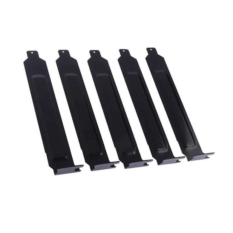 5PCS Metal PCI Slot Covers Bracket with Screws Full Profile Expansion Dust Filter Blanking Plate fo