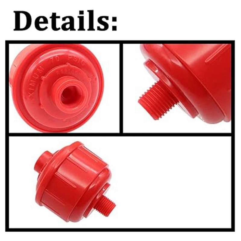 5pcs Pneumatic Oil Mist Filters, Water-isolating Filter Balls At The Rear Of The Water Filter, And