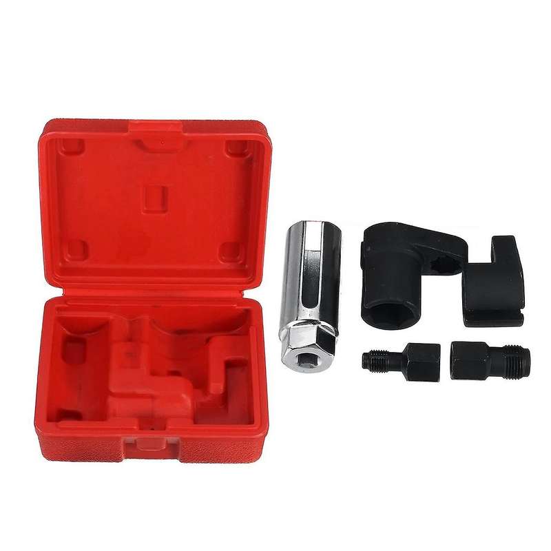 5Pcs Oxygen Sensor Wrench Kit for Auto O2 Socket Removal Install Offset Vacuum Sensor Socket Thread