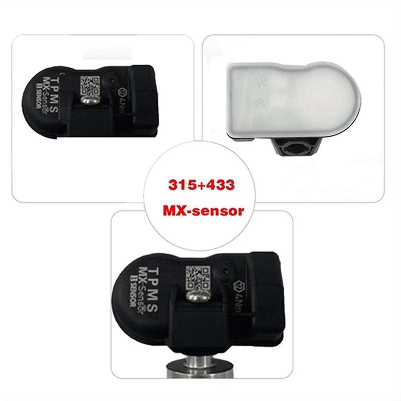 5Pcs Programmable MX Sensor 315MHZ+433MHz 2 in 1 Tire Pressure Sensor Monitor System Universal Edita