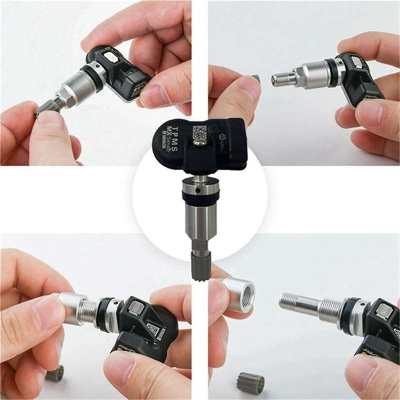 5Pcs Programmable MX Sensor 315MHZ+433MHz 2 in 1 Tire Pressure Sensor Monitor System Universal Edita