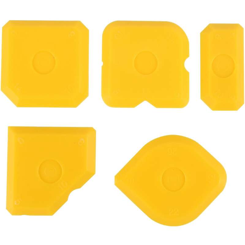 5Pcs Scraper Tool Kit Remover Silicone Joint Filler Smoothing Spatula