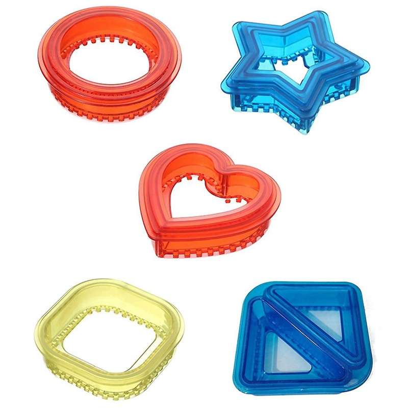 5pcs Sandwich Cutter and Sealers Are Perfect for Lunch Boxes and Lunch Boxes for Children