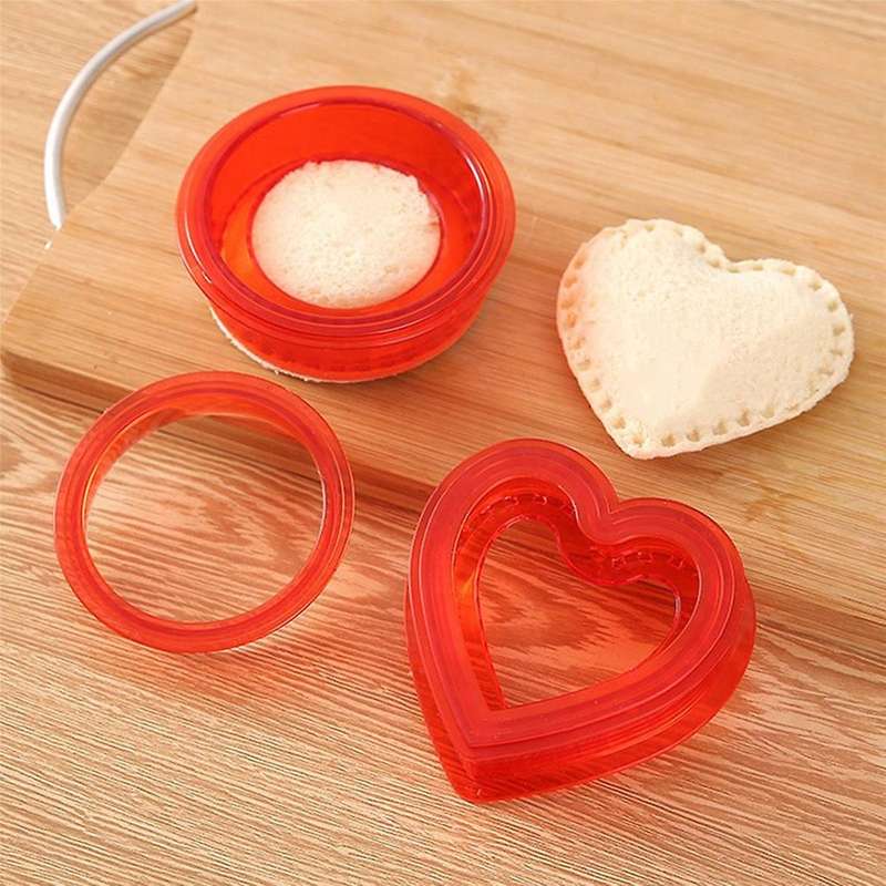 5pcs Sandwich Cutter and Sealers Are Perfect for Lunch Boxes and Lunch Boxes for Children