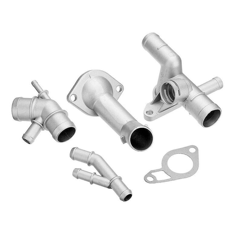 5pcs Set 06a121132a Replacement for Mk4 1.8t Tt Aluminum Coolant Flange Upgrade Kit Engine Cooling