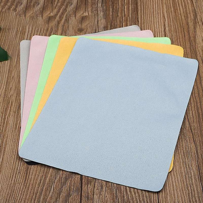 5Pcs Soft Chamois Glasses Cleaner Eyeglasses Fine Fiber Clean Cloth Compatible Lens Camera Cleaning
