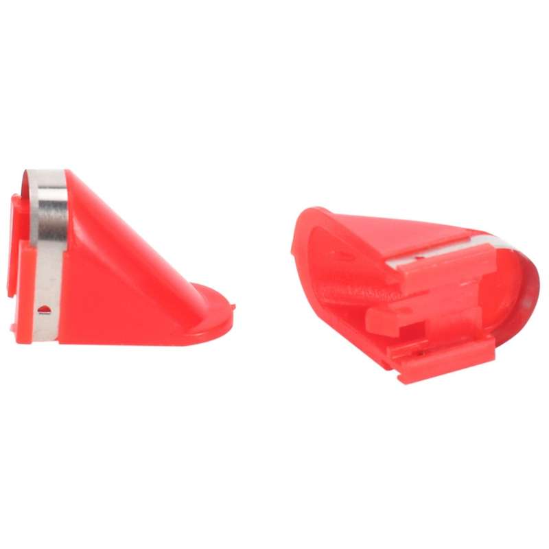 5pcs Stainless Steel Blades for Electric Potato Vegetable Fruit Peeler (red)