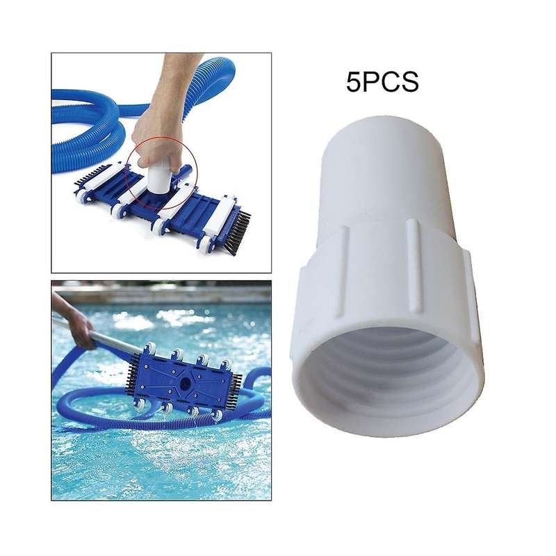 5pcs Swimming Pool Vacuum Hose Cuff Pool Hose Connector Threaded Inside Cuff Hose