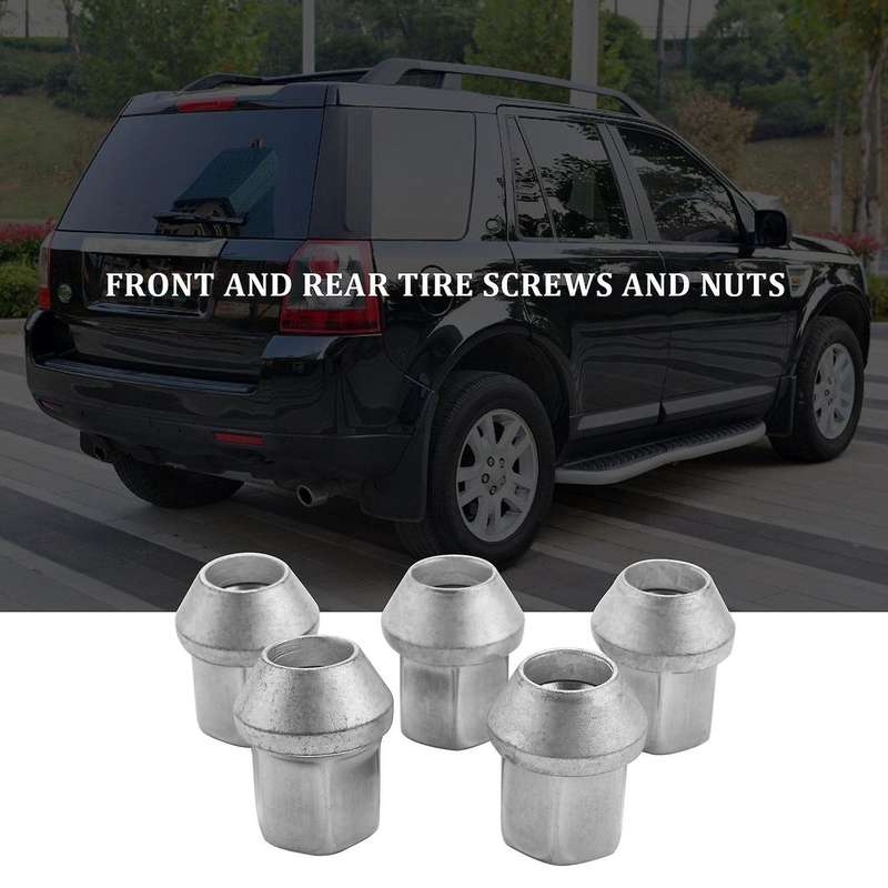 5Pcs Wheel Lug Bolt Stud Nut LR001381 Compatible FREELANDER 2 / RANGE ROVER