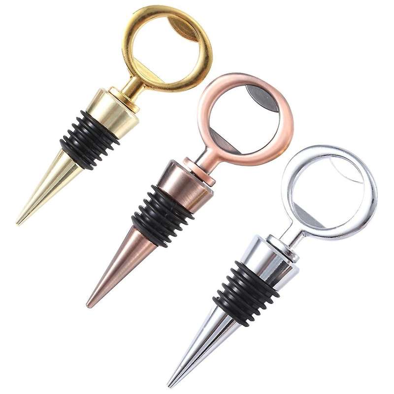 5pcs Wine Stopper Bottle Reusable Wine Bottle Stopper Bottle Opener Wine Stoppers Bottle Stopper In
