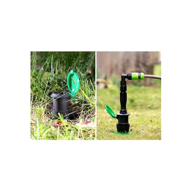 5pcs/lot 1 Inch Plastic Quick Water Intake Valve Garden Lawn Irrigation Dn25 Male Thread Rapid Water