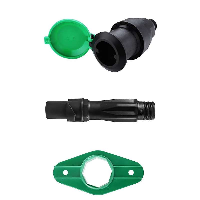 5pcs/lot 1 Inch Plastic Quick Water Intake Valve Garden Lawn Irrigation Dn25 Male Thread Rapid Water