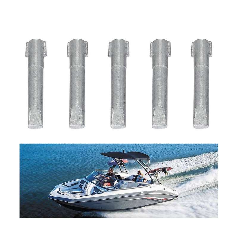 5pcs Zince Anode for Outboard Engine 50hp-225hp 62y-11325-00 62y-11325-01