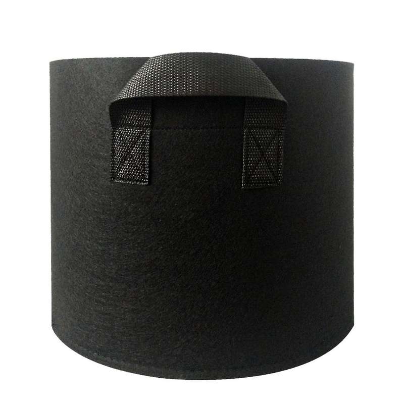 5Pcs/Set 1 Gallon Heavy Duty Thickened Fabric Pots Grow Bags Container Nursery Flowerpot Transplant