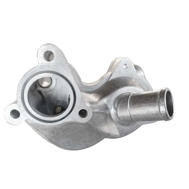 5R3E-8A586-CB Aluminum Thermostat Housing Assembly with Dual Sensors for 4.0L NA 2005-2010